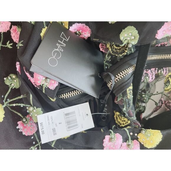 Zhivago WHITE RABBIT FLORAL DRESS size 2 - Picture 10 of 12